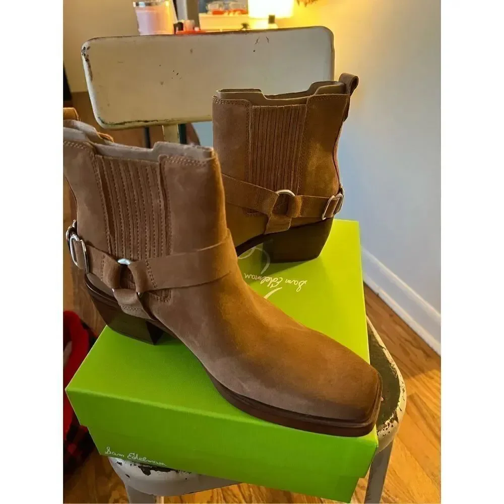 Sam Edelman Camel Suede Boot